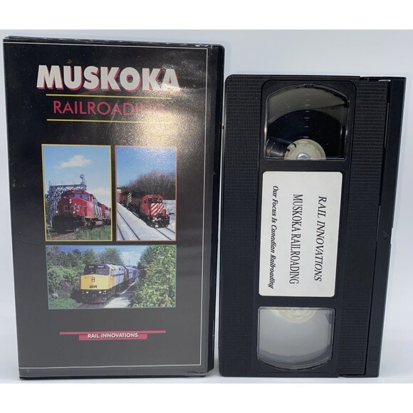 Muskoka Railroading VHS Video Rail Innovations Trains CP CN North Bay Canada - Picture 8 of 8